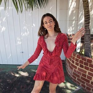 Realisation Par Alexandra Dress — Red Star, size M